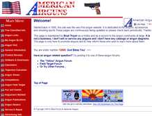 Tablet Screenshot of americanairguns.net